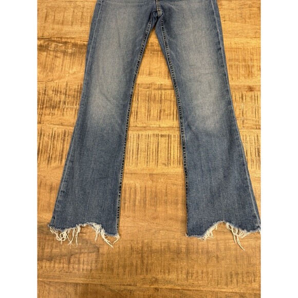 Rag & Bone Nina High-Rise Flare Frayed Ankle Jeans Womens Size 23 - Picture 4 of 11